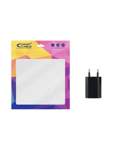Nanocable 10.10.2002 cargador de dispositivo móvil Universal Negro Corriente alterna Interior