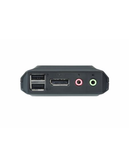 ATEN Switch KVM formato cable DisplayPort USB de 2 puertos selector remoto de puerto