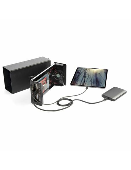 StarTech.com Tarjeta PCIe de 4 Puertos USB - Tarjeta de Expansión PCI Express USB de 10Gbps con 2 Controladores - 2 Puertos USB-