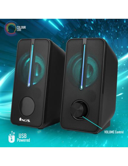 NGS GSX-150 Negro Inalámbrico 12 W