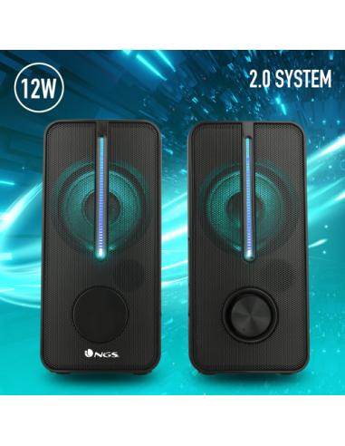 NGS GSX-150 Negro Inalámbrico 12 W