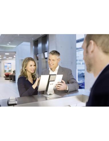 Durable Tablet holder Soporte pasivo Tablet/UMPC Plata