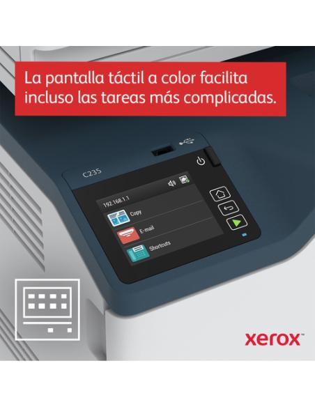 Xerox C235 A4 22 ppm Inalámbrica Copia/impresión/escaneado/fax PS3 PCL5e/6 ADF 2 bandejas Total 251 hojas