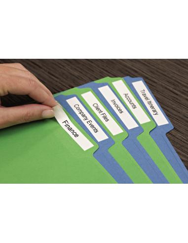 DYMO D1 - Etiquetas Durable - Negro sobre blanco - 12mm x 5.5m