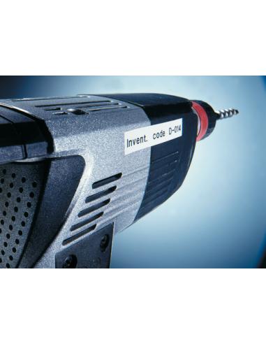 DYMO D1 - Etiquetas Durable - Negro sobre blanco - 12mm x 5.5m