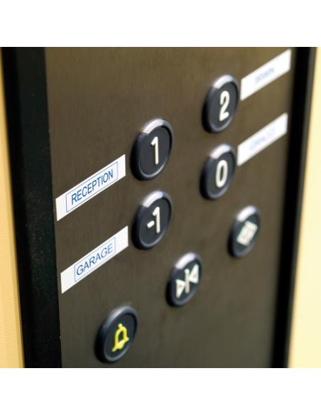 DYMO D1 - Etiquetas Durable - Negro sobre blanco - 12mm x 5.5m