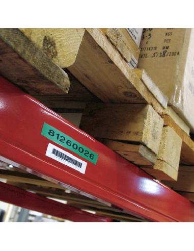 DYMO D1 - Etiquetas estándar - Negro sobre verde - 9mm x 7m