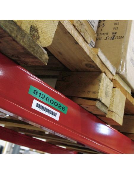 DYMO D1 - Etiquetas estándar - Negro sobre verde - 9mm x 7m