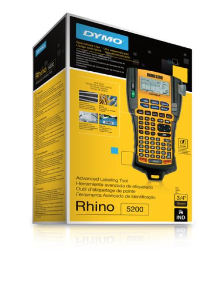 DYMO RHINO 5200 impresora de etiquetas Transferencia térmica 180 x 180 DPI 10 mm/s ABC