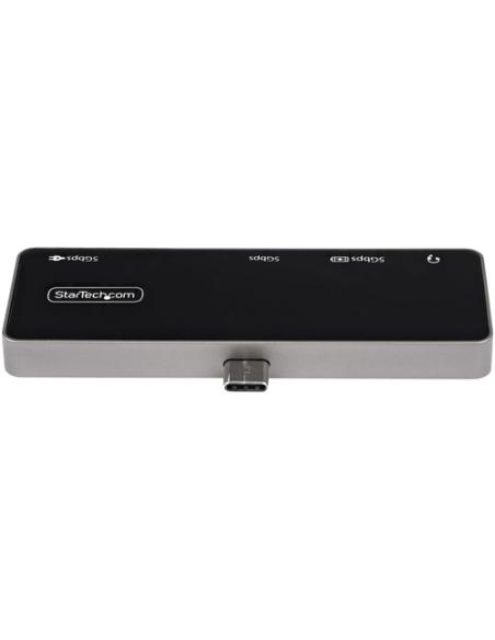 StarTech.com Adaptador Multipuertos USB C a HDMI 2.0 de 4K 60Hz - Entrega de Alimentación PD de 100W Pass Through - Hub USB 3.0 
