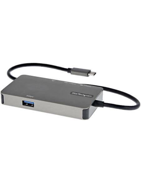StarTech.com Adaptador Multipuertos USB-C - Docking Station USB Tipo C a HDMI 4K30 o VGA 1080p - Replicador de Puertos USBC PD d
