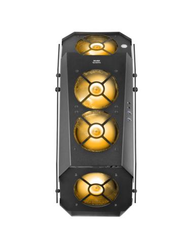 Mars Gaming MC51, Caja PC Gaming ATX, Doble Cristal Templado, 5x Ventilador RGB 12cm, Negro