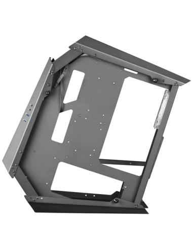 Mars Gaming MC51, Caja PC Gaming ATX, Doble Cristal Templado, 5x Ventilador RGB 12cm, Negro