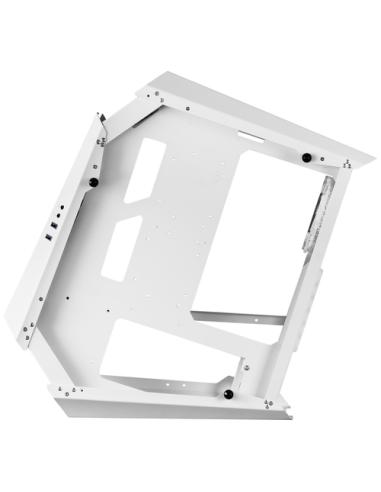 Mars Gaming MC51W, Caja PC Gaming ATX, Doble Cristal Templado, 5x Ventilador RGB 12cm, Blanco