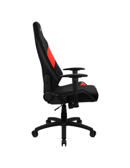Aerocool ADMIRALBR Silla Gaming Profesional, Cojines Acolchados, Tecnología Air, Negro/Rojo