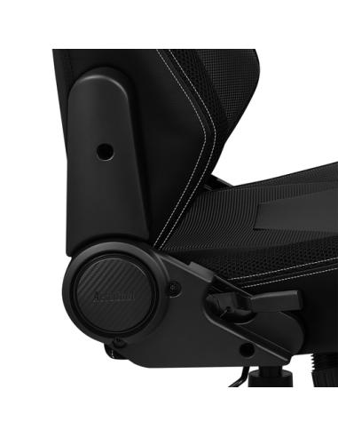 Aerocool ADMIRALBR Silla Gaming Profesional, Cojines Acolchados, Tecnología Air, Negro/Rojo