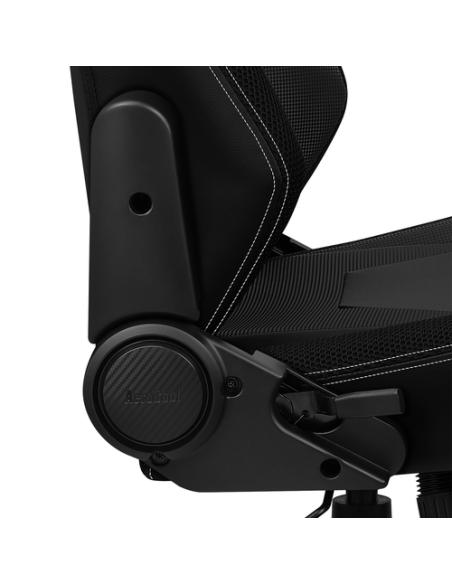 Aerocool ADMIRALBR Silla Gaming Profesional, Cojines Acolchados, Tecnología Air, Negro/Rojo