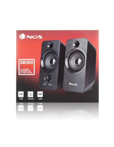NGS SB350 Negro Inalámbrico 6 W