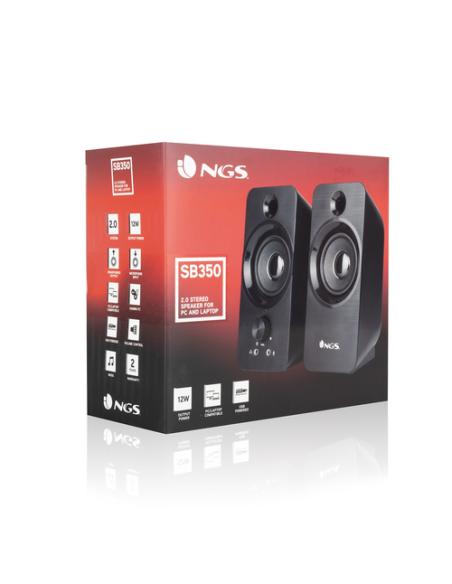 NGS SB350 Negro Inalámbrico 6 W