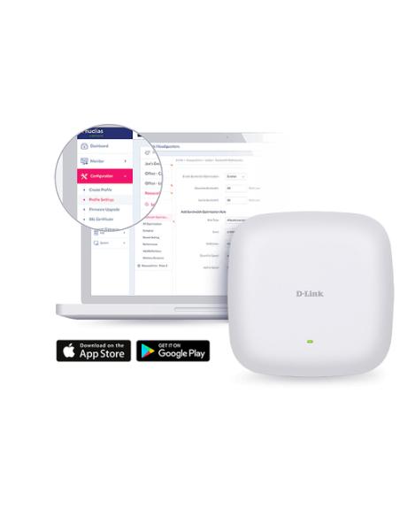 D-Link AX3600 3600 Mbit/s Blanco Energía sobre Ethernet (PoE)