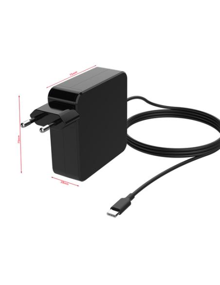 Leotec Cargador Notebook 65W Type-C