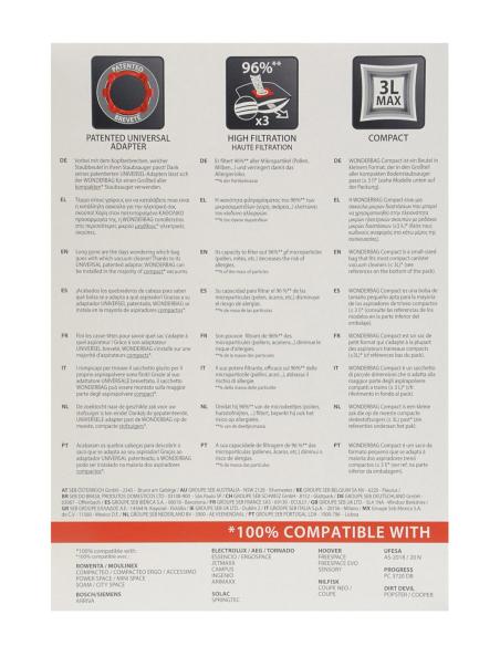 Rowenta WB305120 accesorio y suministro de vacío