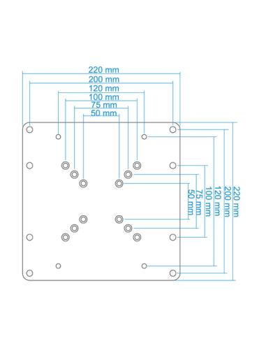 TooQ Adaptador VESA 200X200