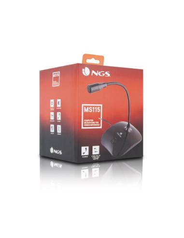 NGS MS 115 Negro Micrófono para PC