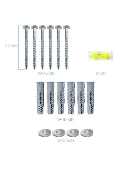 TooQ LP3790TN-B soporte para TV 2,29 m (90") Negro