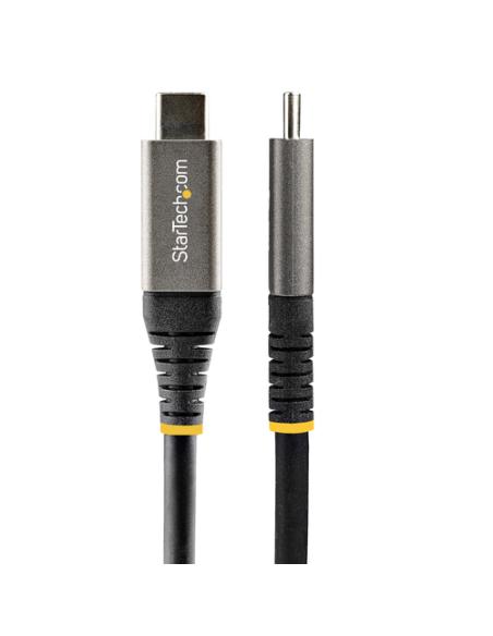 StarTech.com Cable USB-C de 2m - USB 5 Gbps - Entrega de Alimentación de 100W (5A) - Modo Alt. de DP 4K 60Hz - Cubierta de TPE -