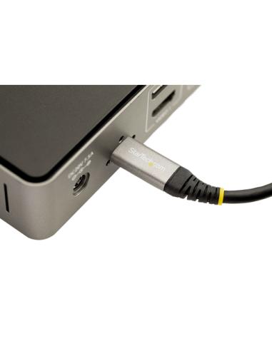 StarTech.com Cable USB-C de 2m - USB 5 Gbps - Entrega de Alimentación de 100W (5A) - Modo Alt. de DP 4K 60Hz - Cubierta de TPE -