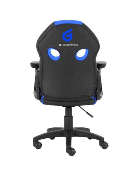 Conceptronic EYOTA06B silla para videojuegos Silla para videojuegos de PC Asiento acolchado Negro, Azul