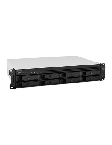Synology RackStation RS1221+ servidor de almacenamiento NAS Bastidor (2U) Ryzen Embedded V1500B 4 GB DDR4 0 TB DiskStation Manag