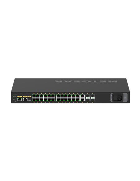 NETGEAR GSM4230P-100EUS switch Gestionado L2/L3 Gigabit Ethernet (10/100/1000) Energía sobre Ethernet (PoE) 1U Negro