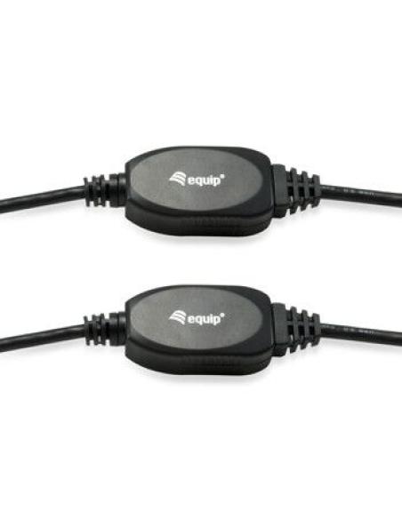 Equip 133348 cable USB USB 3.2 Gen 1 (3.1 Gen 1) 15 m USB A Negro
