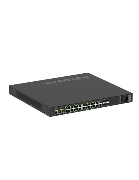 NETGEAR M4250-26G4XF-PoE+ Gestionado L2/L3 Gigabit Ethernet (10/100/1000) Energía sobre Ethernet (PoE) 1U Negro