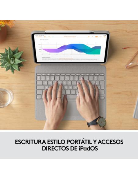 Logitech 920-010219 teclado para móvil QWERTY Español Smart Connector Arena