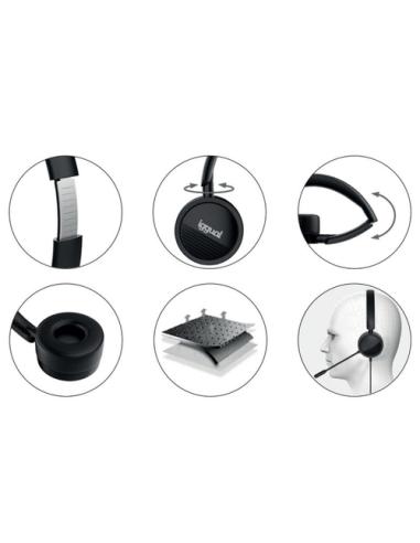 iggual Auriculares con micro Dual Tech USB/3.5 mm