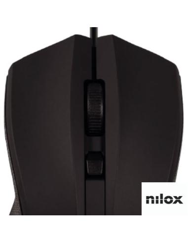 Nilox RATON ÓPTICO USB 1600 DPI -NEGRO
