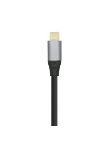 AISENS Cable conversor USB-C a HDMI 4K@60HZ, USB-C/M-HDMI/M, Negro, 0.8m
