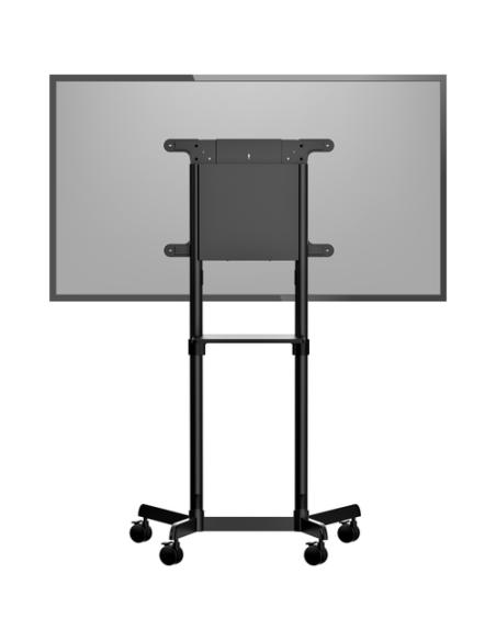 StarTech.com Carrito para TV - Soporte Rodante VESA para TV de 37 a 70 Pulgadas (70kg) - Base para Televisor con Estante - con G