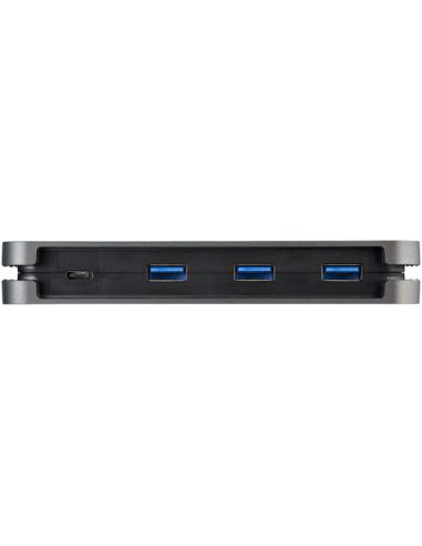 StarTech.com Hub USB C de 4 Puertos - 3 USB-A 1 USB-C - Ladrón USB 3.0 Tipo C (USB 3.2 Gen 1) - Alimentado por el Bus - Hub Adap
