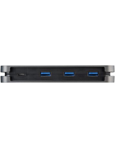 StarTech.com Hub USB C de 4 Puertos - 3 USB-A 1 USB-C - Ladrón USB 3.0 Tipo C (USB 3.2 Gen 1) - Alimentado por el Bus - Hub Adap