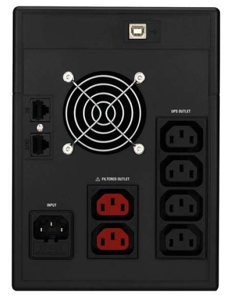 Nilox Premium Line Interactive Sinewave 3.000 sistema de alimentación ininterrumpida (UPS) Línea interactiva 3 kVA 2100 W 4 sali