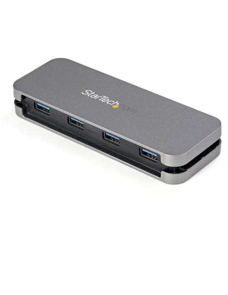 StarTech.com Hub Ladrón USB C de 4 Puertos - 4x USB-A - Concentrador USB 3.0 Tipo C de 5Gbps (USB 3.2 Gen 1) - Hub Portátil USB-
