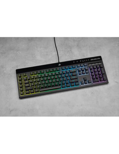 Corsair K55 RGB PRO teclado Juego USB QWERTY Español Negro
