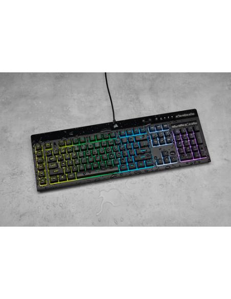 Corsair K55 RGB PRO teclado Juego USB QWERTY Español Negro