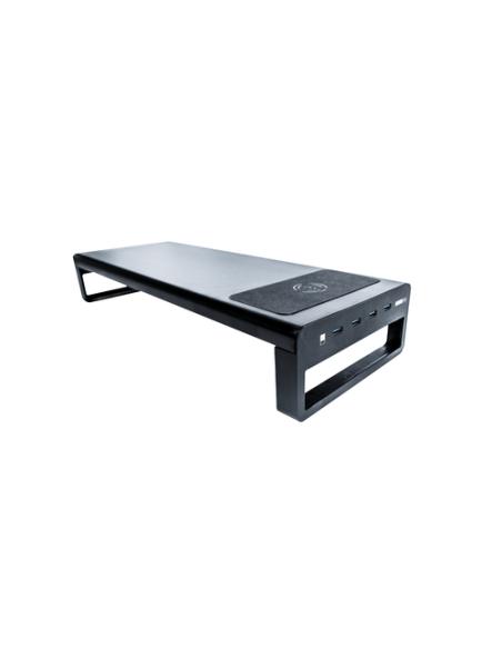 iggual IGG316900 soporte para monitor Escritorio Negro, Gris