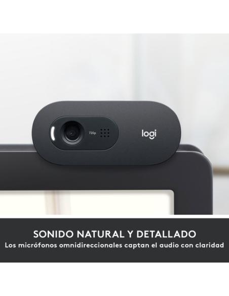 Logitech 960-001364 cámara web 1280 x 720 Pixeles USB Grafito