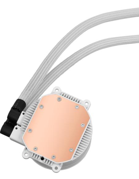 Aerocool MIRAGEL240W Refrigeración Líquida CPU 2xVentilador 12cm ARGB TDP 400W Blanco